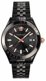 Versace Hellenyium Analog Black Dial Black Steel Strap Watch For Men - VEVK00320