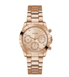 Guess Eclipse Rose Gold Dial Rose Gold Steel Strap Watch for Women - GW0314L3