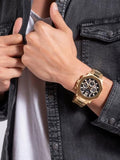 Guess men's gold watch MP000000015978278