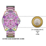 Guess Queen Multicolor Dial Multicolor Steel Strap Watch For Women - GW0464L4