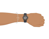 Black skeleton watch on wrist, 7-inch wrist, MP000000018385333