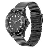 Michael Kors Everest Quartz Grey Dial Grey Mesh Bracelet Watch For Men - MK9093