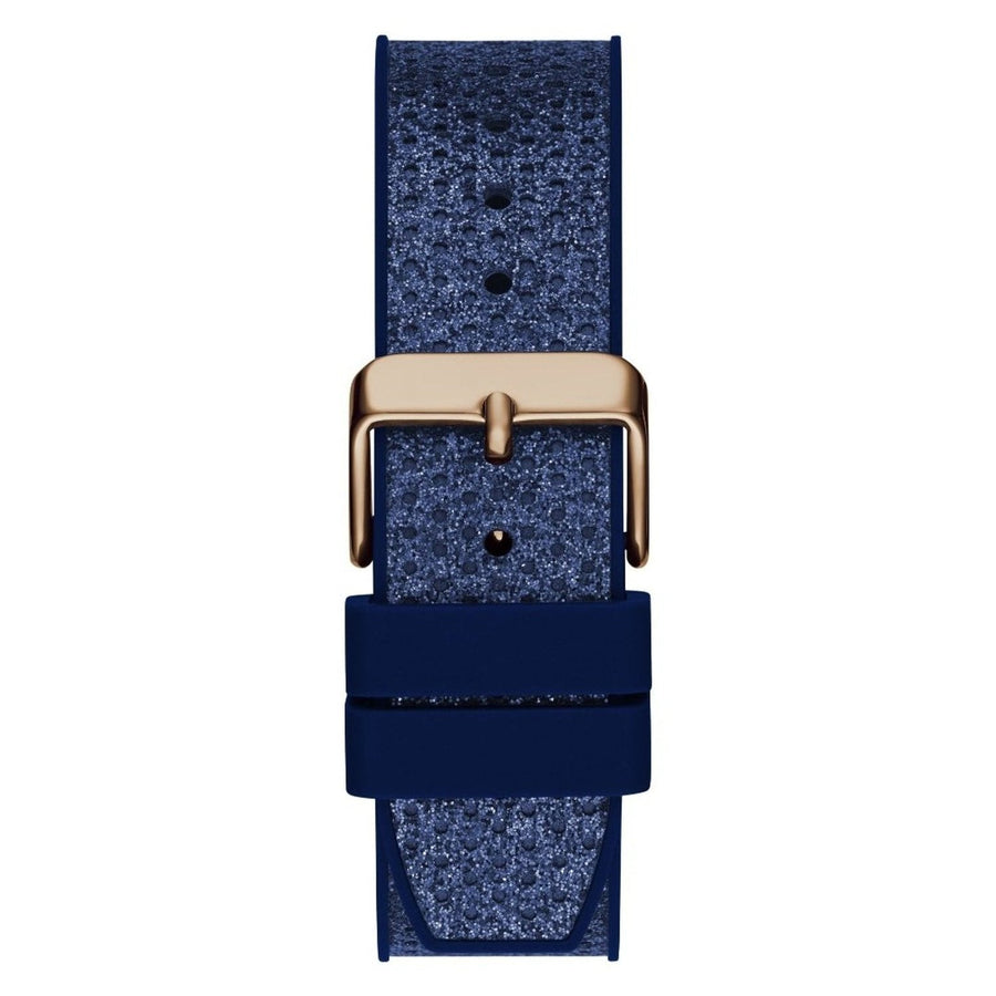 Guess Asteria Multifunction Blue Dial Blue Rubber Strap Watch For Women - GW0620L3