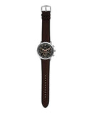 Fossil Neutra Chronograph Black Dial Brown Leather Strap Watch for Men - FS6024