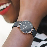 Daniel Wellington watch on wrist