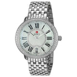 Michele Serein Mother of Pearl Dial Silver Steel Strap Watch for Women - MWW21B000030