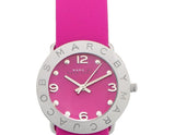 Marc Jacobs Amy Pop Pink Dial Pink Leather Strap Watch for Women - MBM1286