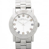 Marc Jacobs Amy Dexter Silver Dial Silver Steel Strap Watch for Women - MBM3214