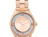 Marc Jacobs Tether Rose Gold Transparent Dial Rose Gold Stainless Steel Strap Watch for Women - MBM3417