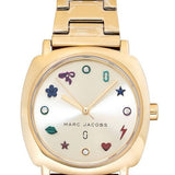 Marc Jacobs Mandy Gold Dial Gold Steel Strap Watch for Women - MJ3549