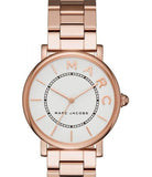 Marc Jacobs Roxy White Dial Rose Gold Stainless Steel Strap Watch for Women - MJ3523