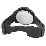 Diesel Mega Chief Black Dial Black Steel Strap Watch For Men - DZ4318