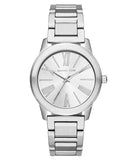 Michael Kors Hartman Quartz Silver Dial Silver Steel Strap Watch For Women - MK3489