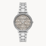 Michael Kors Pyper Grey Dial Silver Steel Strap Watch For Women - MK4672