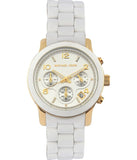 Michael Kors Runway White Dial White Steel Strap Watch for Women - MK5145