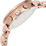 Michael Kors Sofie Chronograph Rose Gold Dial Rose Gold Steel Strap Watch For Women - MK6560