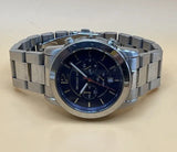 Michael Kors Runway Chronograph Blue Dial Blue Steel Strap Watch For Men - MK8538