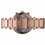 Michael Kors Parker Purple Dial Rose Gold Steel Strap Watch for Women - MK6169