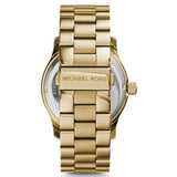 Michael Kors Runway Gold Dial Gold Steel Strap Watch for Women - MK5706