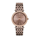 Michael Kors Darci Quartz Brown Dial Brown Steel Strap Watch For Women - MK3416