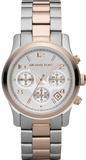 Michael Kors Runway Silver Dial Two Tone Steel Strap Watch for Women - MK5315