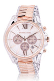 Michael Kors Whitney Chronograph Silver Dial Two Tone Steel Strap Watch For Women - MK7225