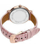 Michael Kors Cinthia Mother of Pearl Dial Pink Leather Strap Watch for Women - MK2663