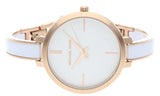 Michael Kors Jaryn Analog White Dial Two Tone Steel Strap Watch For Women - MK4342