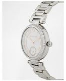 Michael Kors Skylar Quartz White Dial Silver Steel Strap Watch For Women - MK5970