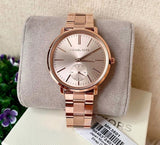 Michael Kors Jaryn Quartz Rose Gold Dial Rose Gold Steel Strap Watch For Women - MK3501