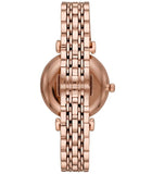 Emporio Armani Mother of Pearl Dial Rose Gold Steel Strap Watch For Women - AR11110