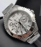 Guess BFF Multifunction Silver Dial Silver Steel Strap Watch for Women - W0231L1