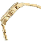 Guess Confetti Diamonds Gold Dial Gold Steel Strap Watch for Women - W0774L2