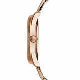 Guess G-Twist Rose Gold Dial Rose Gold Steel Strap Watch for Women - W1082L3