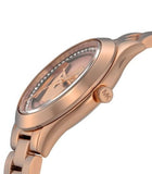 Michael Kors Slim Runway Rose Gold Dial Rose Gold Steel Strap Watch for Women - MK3549