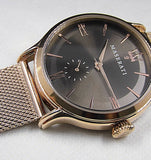 Maserati Epoca Anthracite Dial Rose Gold Mesh Bracelet Watch For Men - R8853118004