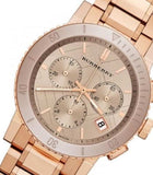 Burberry The City Rose Gold Dial Rose Gold Steel Strap Watch for Women - BU9703