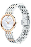 Movado Esperanza Mother of Pearl Dial Two Tone Steel Strap Watch For Women - 0607114