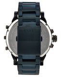 Diesel Daddy 2.0 Chronograph Quartz Grey Dial Blue Steel Strap Watch For Men - DZ7414