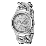 Michael Kors Runway Twist Silver Dial Silver Stainless Steel Strap Watch for Women - MK3149