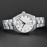 Tissot PR 100 Quartz White Dial Silver Steel Strap Watch For Women - T101.410.11.031.00