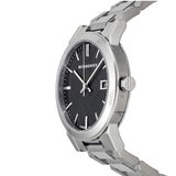 Burberry The City Black Dial Silver Stainless Steel Strap Watch for Women - BU9001