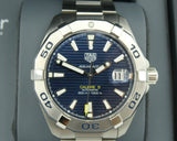 TAG Heuer Aquaracer Calibre 5 watch with blue face