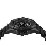 Philipp Plein The Skull Black Dial Black Silicone Strap Watch for Men - PWAAA0721