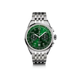 Breitling Premier B01 Chronograph 42 Green Dial Silver Steel Strap Watch for Men - AB0145371L1A1