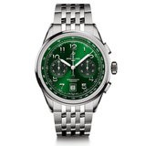 Breitling Premier B01 Chronograph 42 Green Dial Silver Steel Strap Watch for Men - AB0145371L1A1