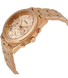 Fossil Boyfriend Multifunction Rose Gold Dial Rose Gold Steel Strap Watch for Women - ES3885