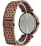 Michael Kors Darci Quartz Brown Dial Brown Steel Strap Watch For Women - MK3416