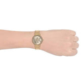 Michael Kors Parker Pave Gold Dial Gold Steel Strap Watch for Women - MK6659