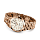 Breitling Chronomat 32 White Dial Rose Gold Steel Strap Watch for Women - R77310101A1R1